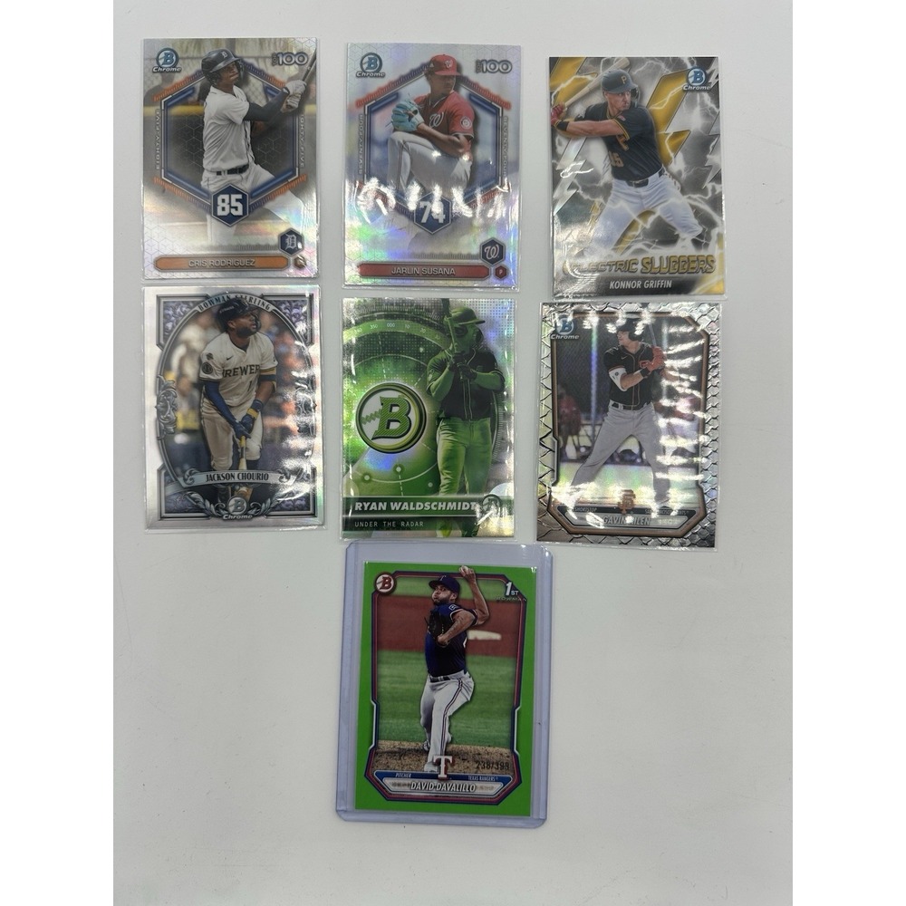 2026 Bowman Chrome Paper Prospect Rookie Lot Green /399 Griffin Burns